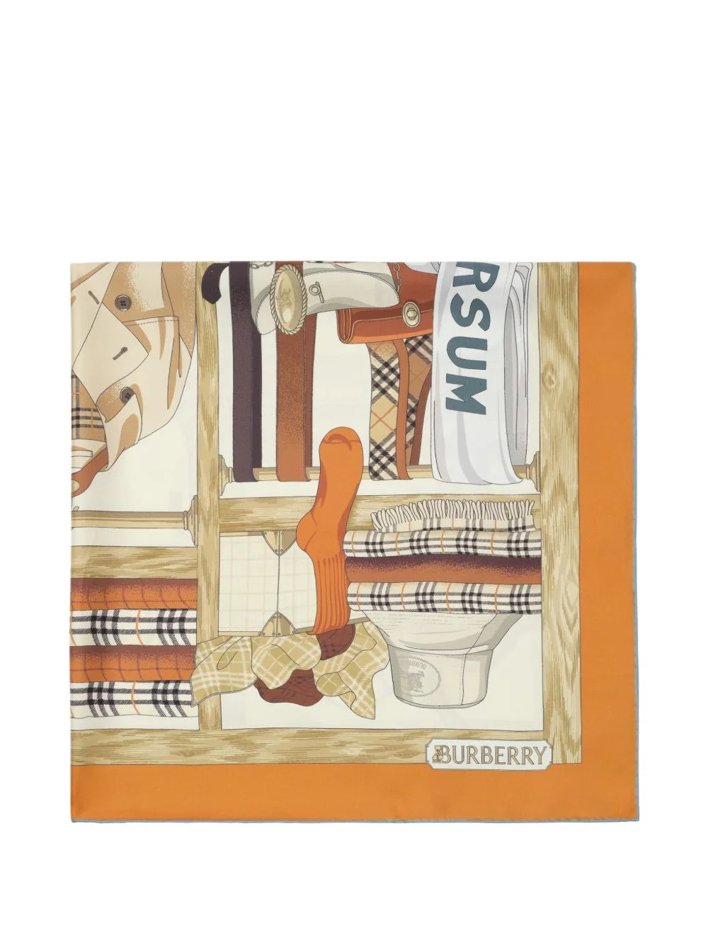 wardrobe silk scarf - 1