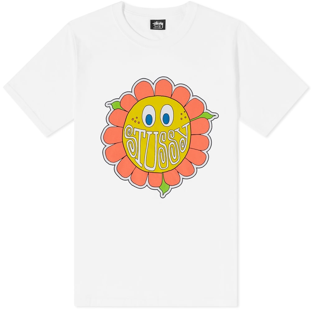 Stussy Happy Flower Tee - 1