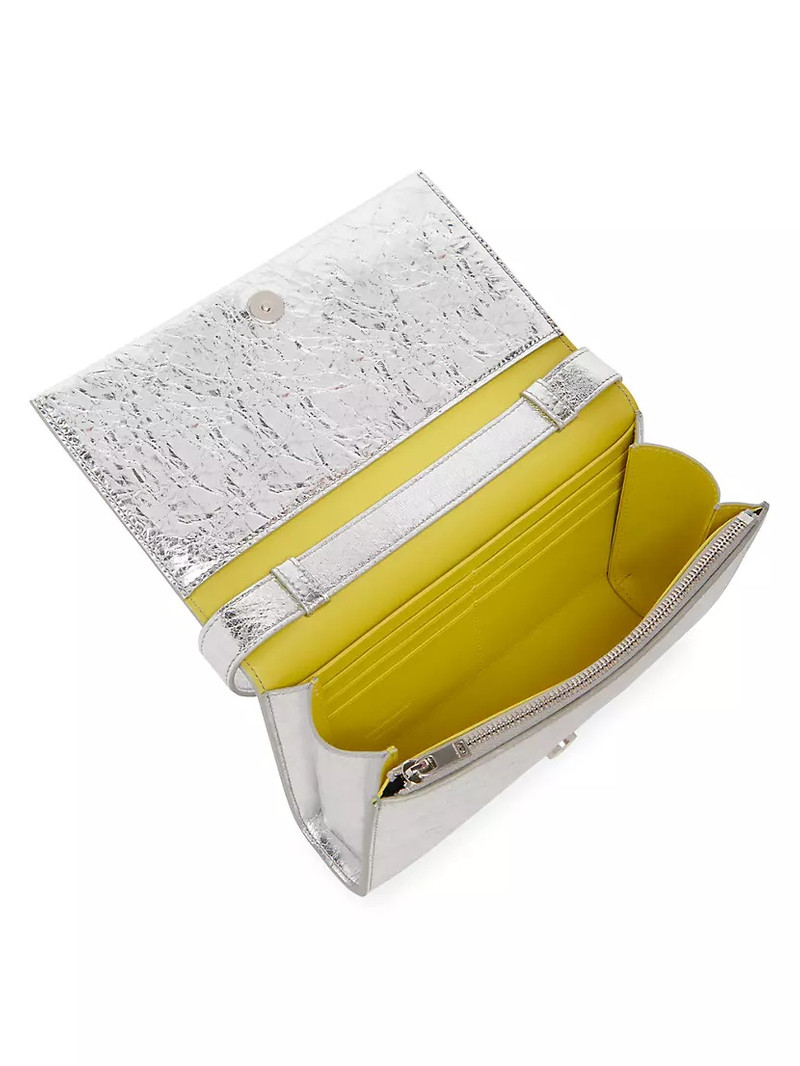 All-Day Metallic Leather Shoulder Bag 3