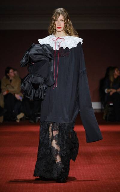 Simone Rocha Oversized Jersey Maxi Dress multi outlook