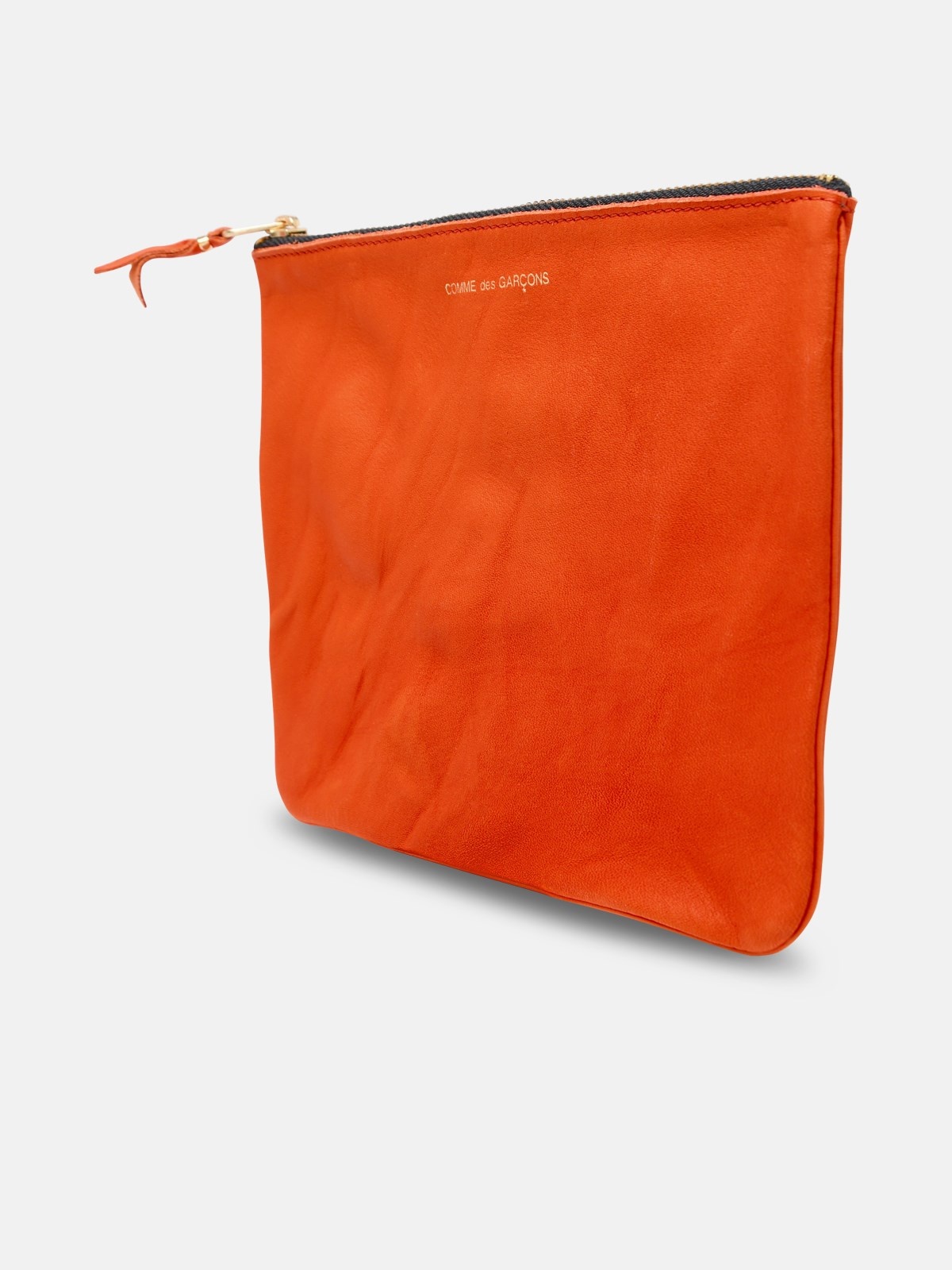 ORANGE LEATHER ENVELOPE - 2