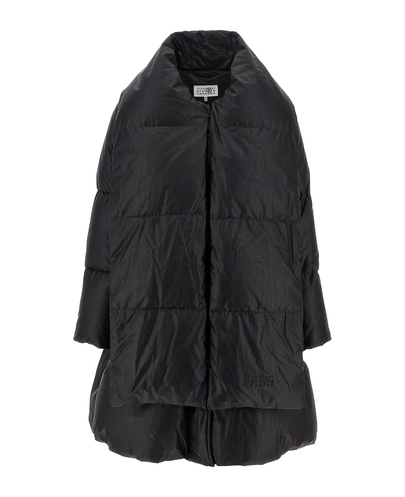 Scarf Down Jacket - 1