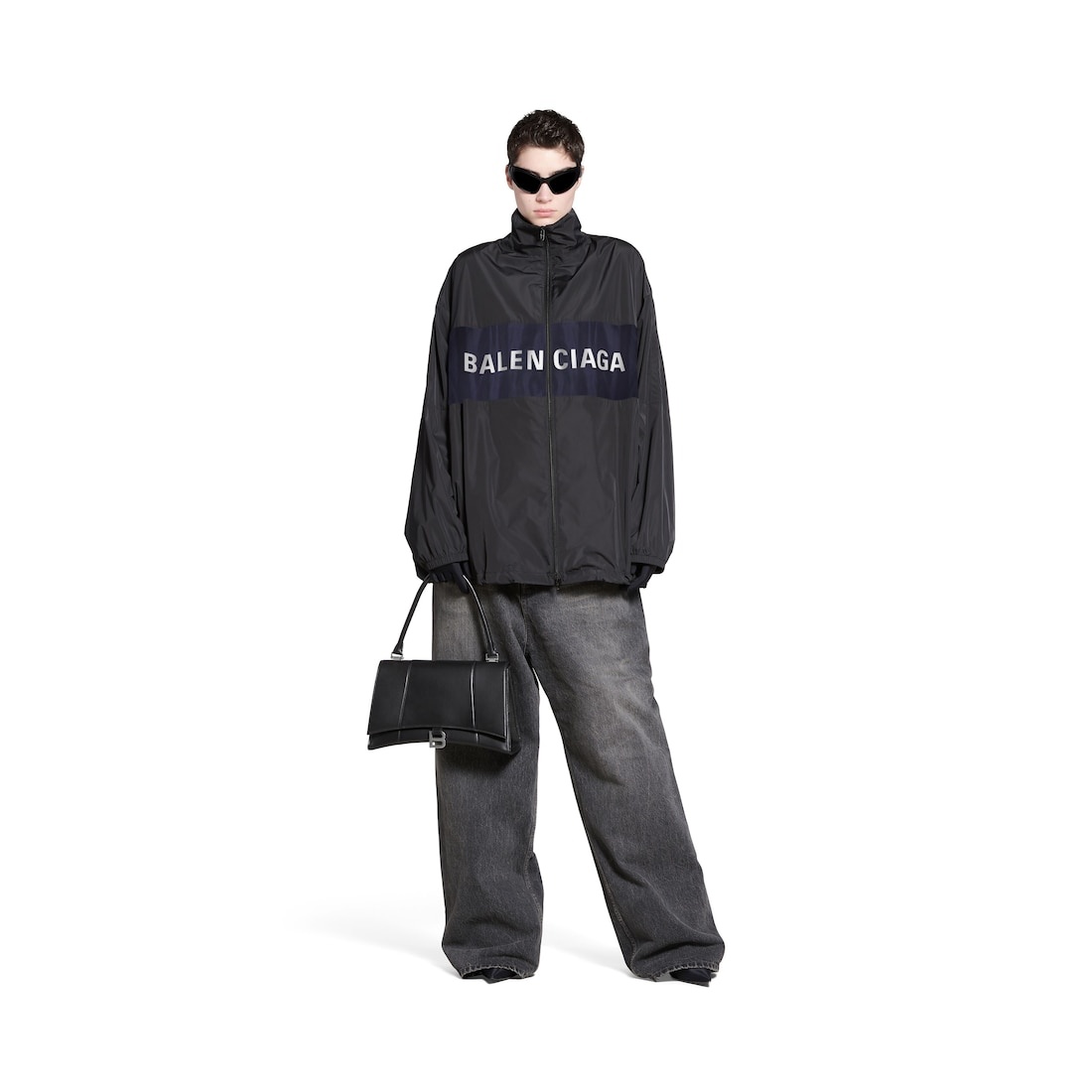 Balenciaga Zip-up Jacket in Black - 2