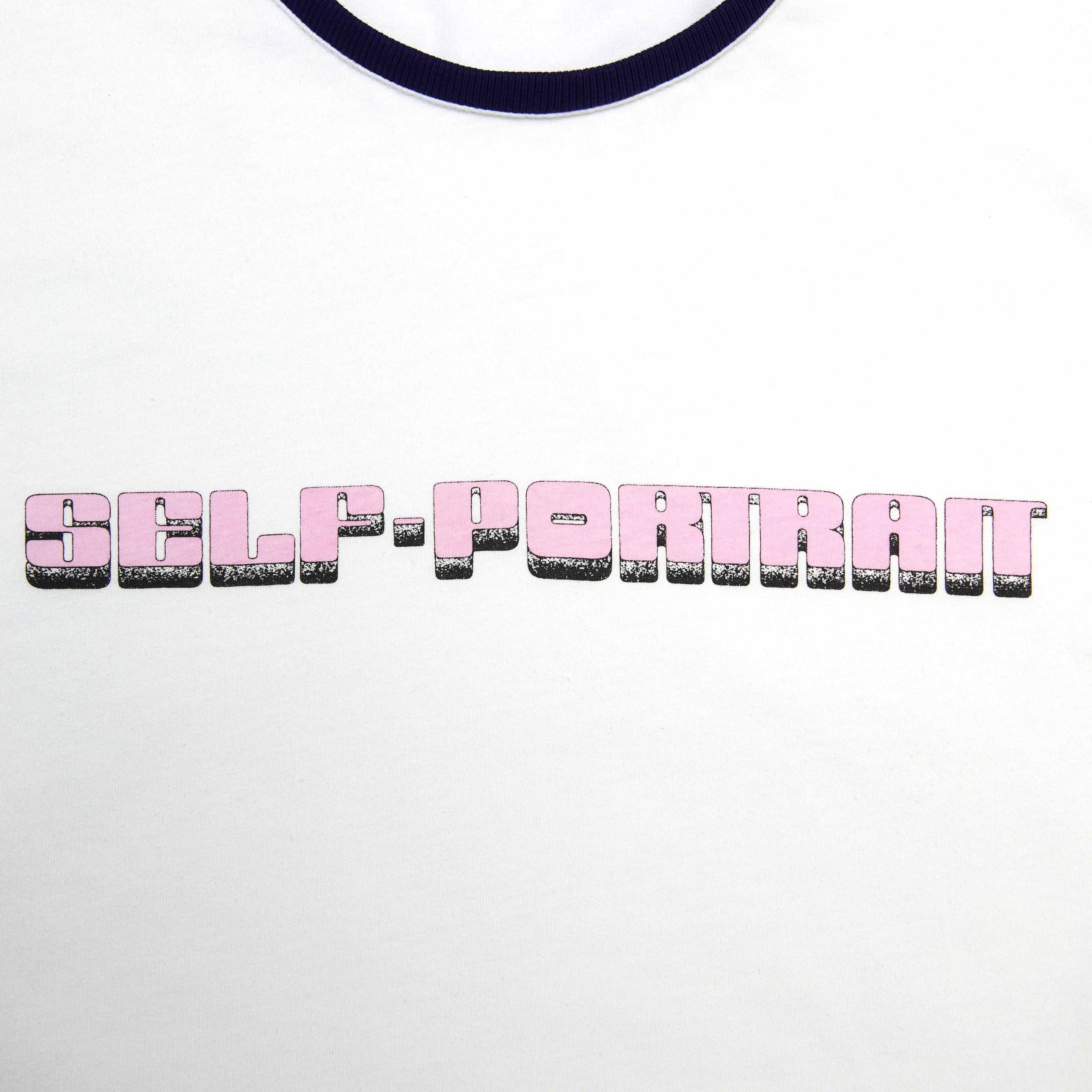 White T-Shirt With Pink SP Logo - 5