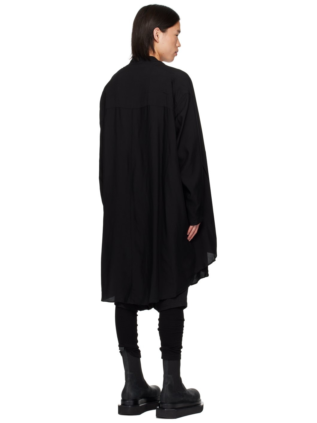 Black Robe Cardigan - 3