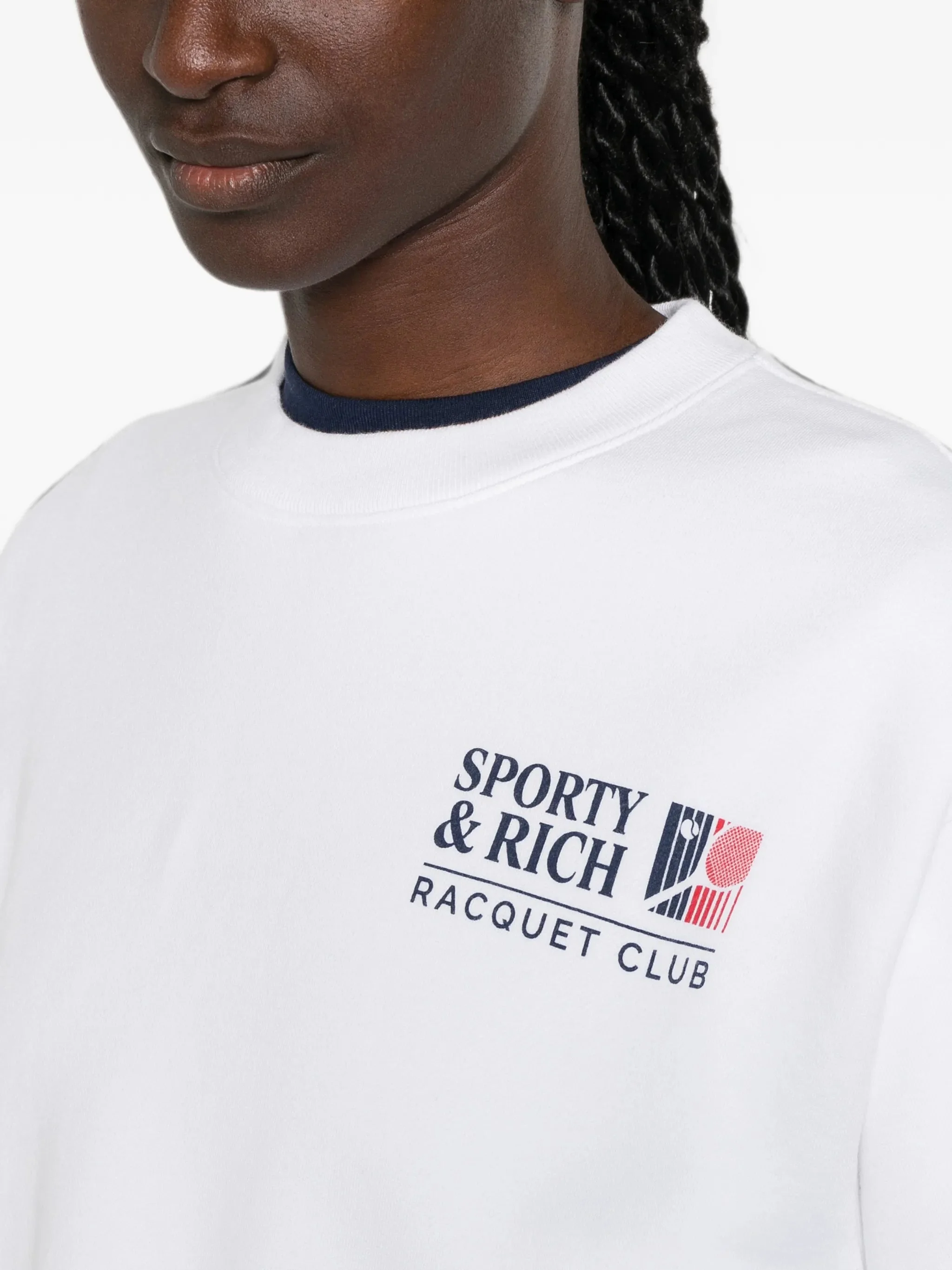 Sporty & Rich Logo-print Sweatshirt - 1