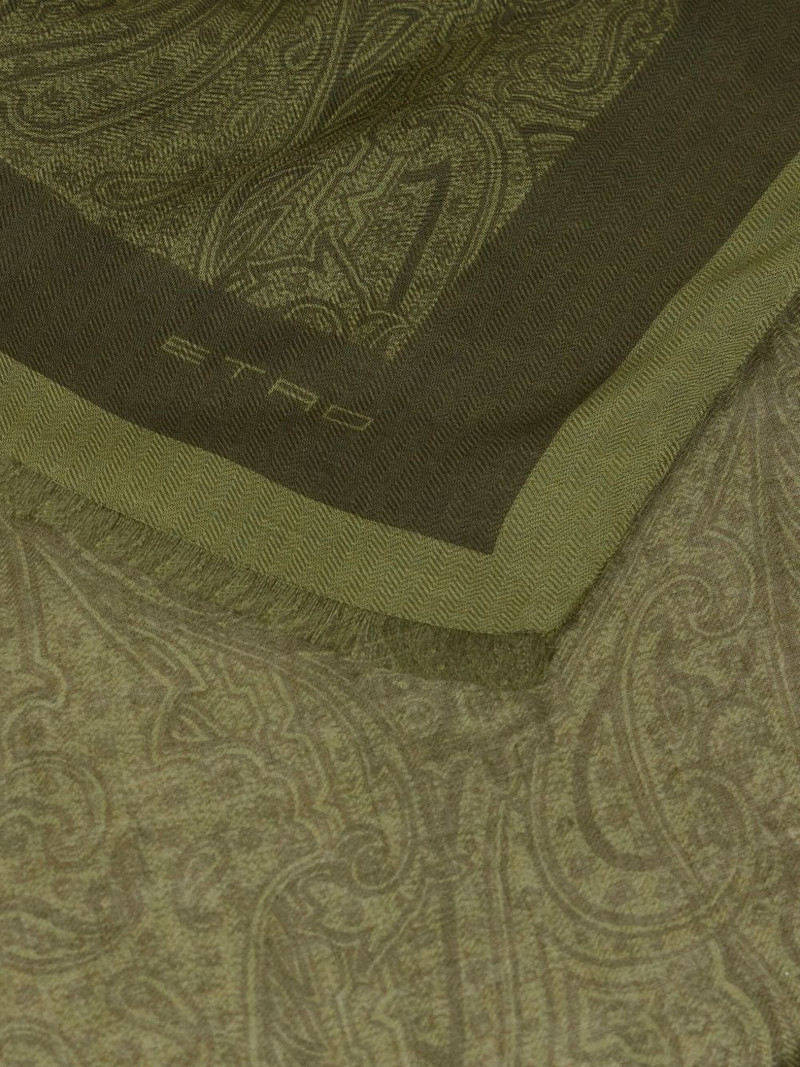 Etro paisley-pattern scarf outlook