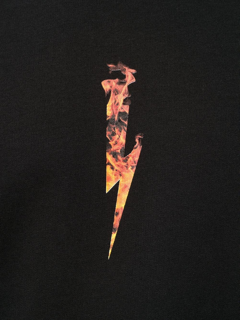 flames logo print sweatshirt 5