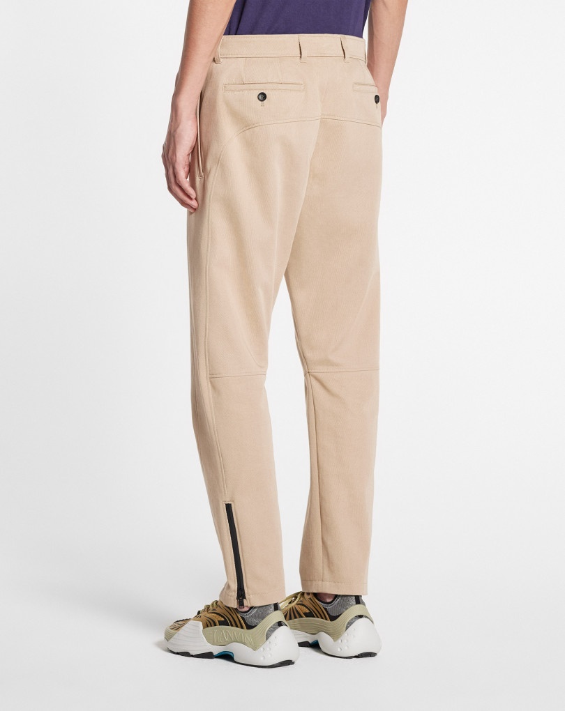ZIPPED SLIM PANTS - 4