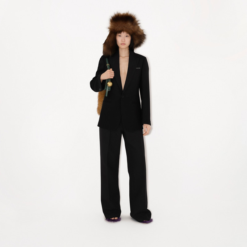 Burberry Faux Fur and Nylon Trapper Hat outlook