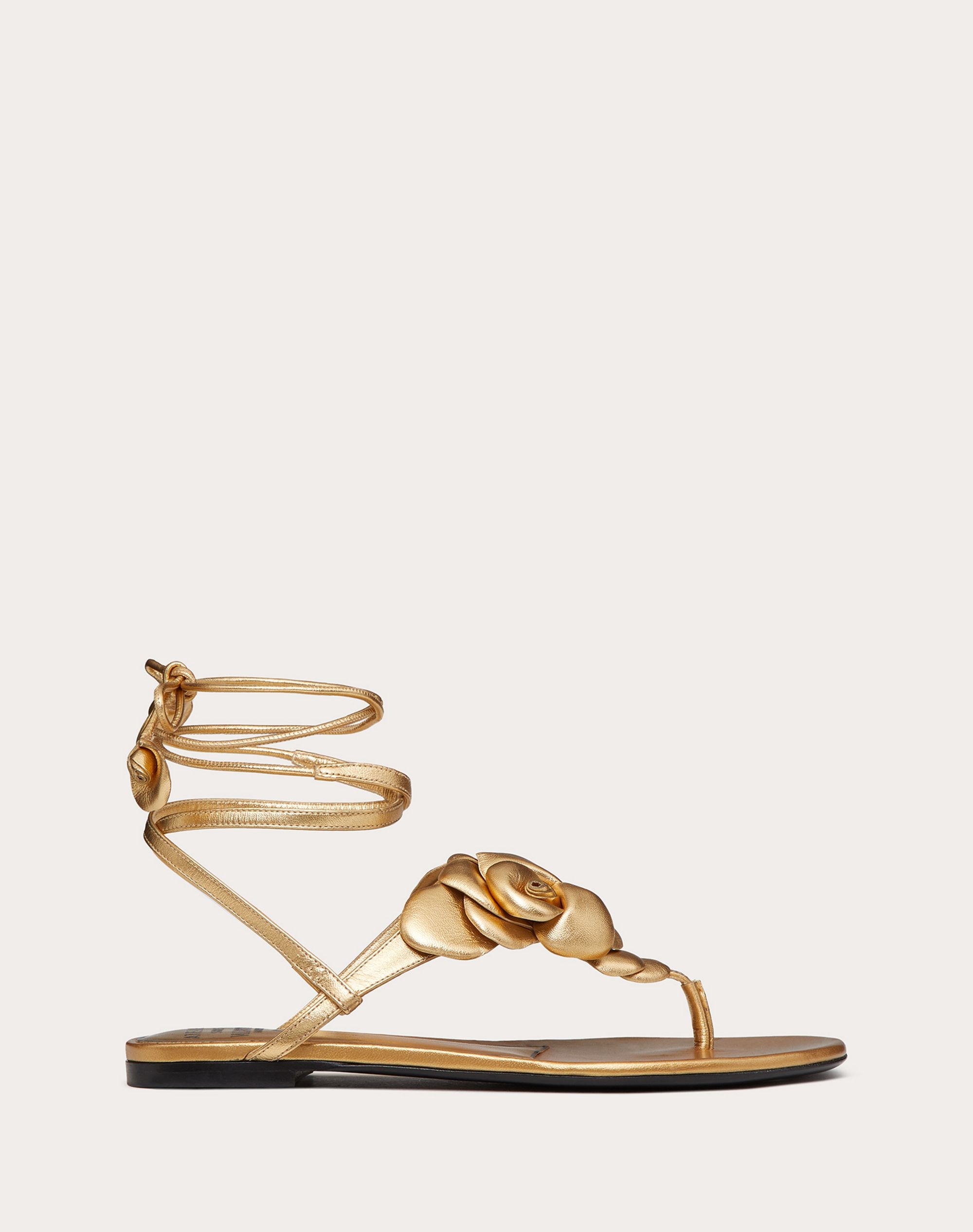 VALENTINO GARAVANI ATELIER SHOES 03 ROSE EDITION FLAT THONG SANDAL - 1