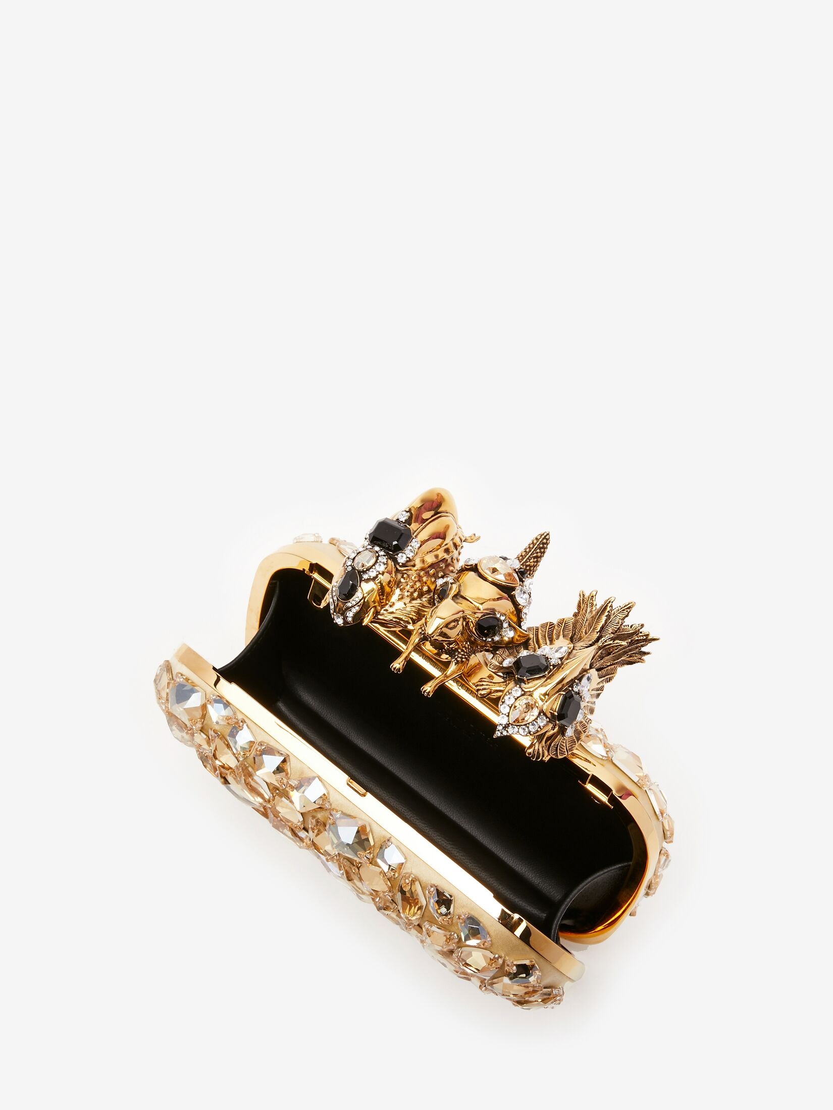Women's Bosch Knuckle Clutch in Gold - 4