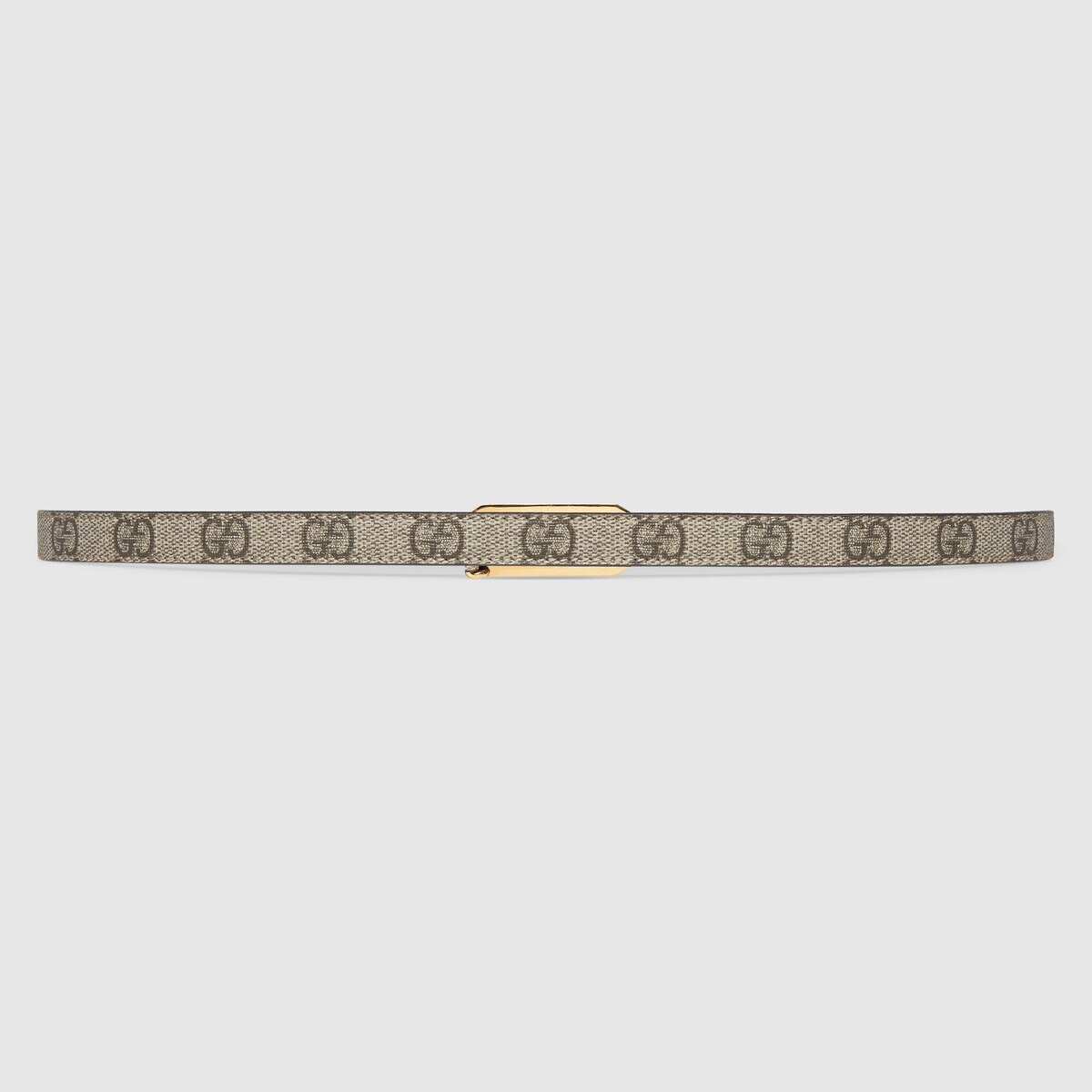 Thin belt with Interlocking G buckle - 4