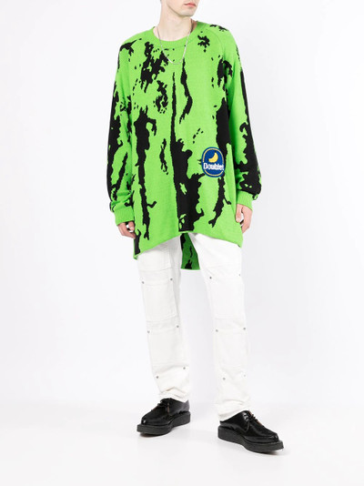 doublet banana-print oversized jumper outlook