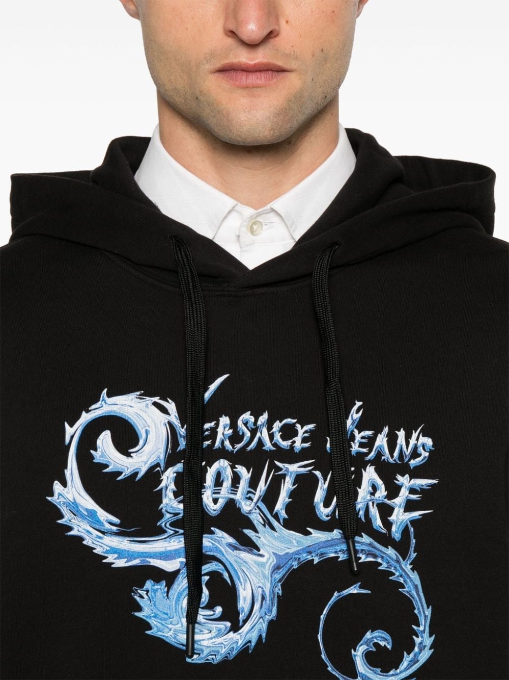 logo-print hoodie - 5