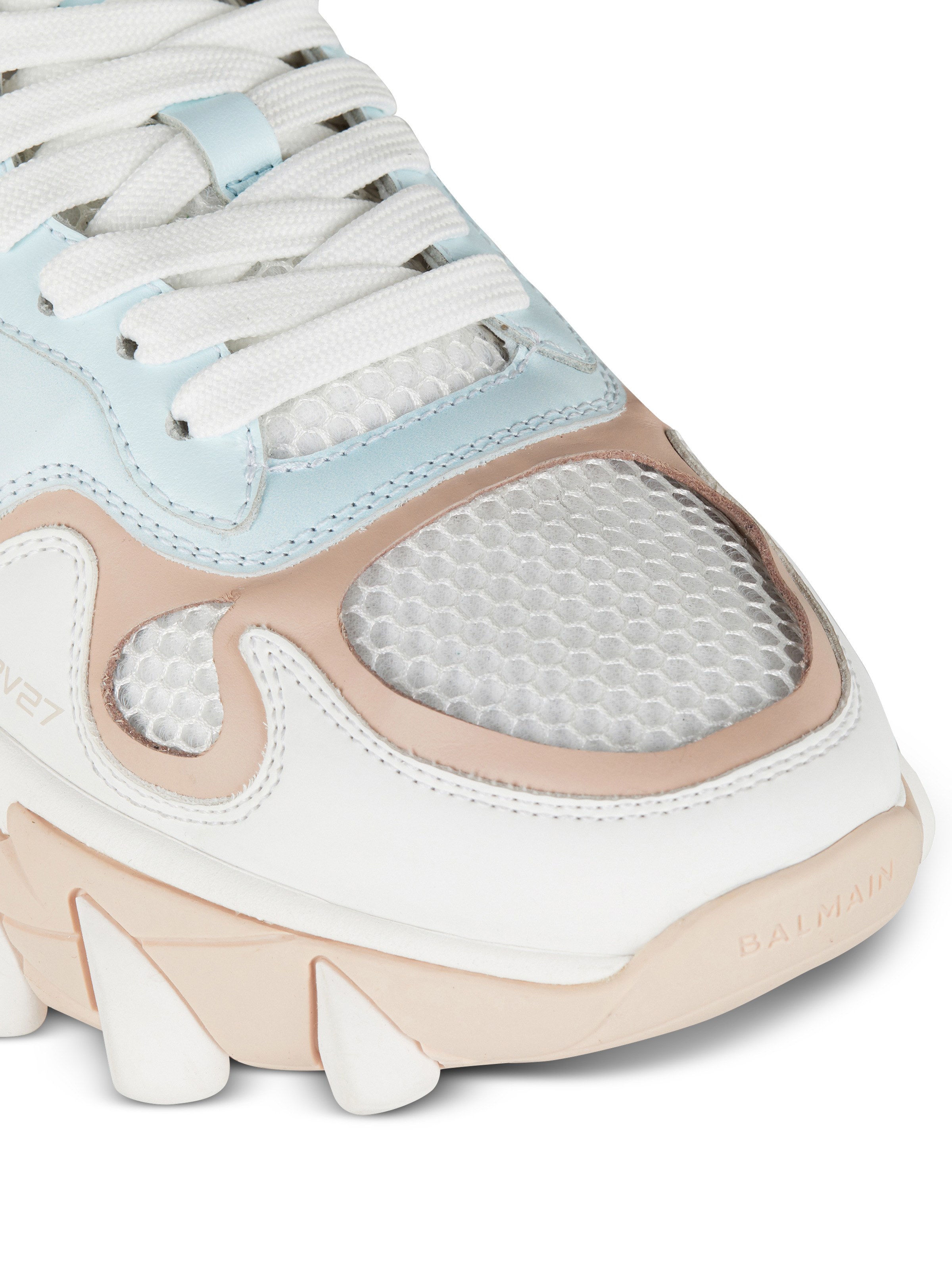 B-East trainers in coloured leather and mesh - 7