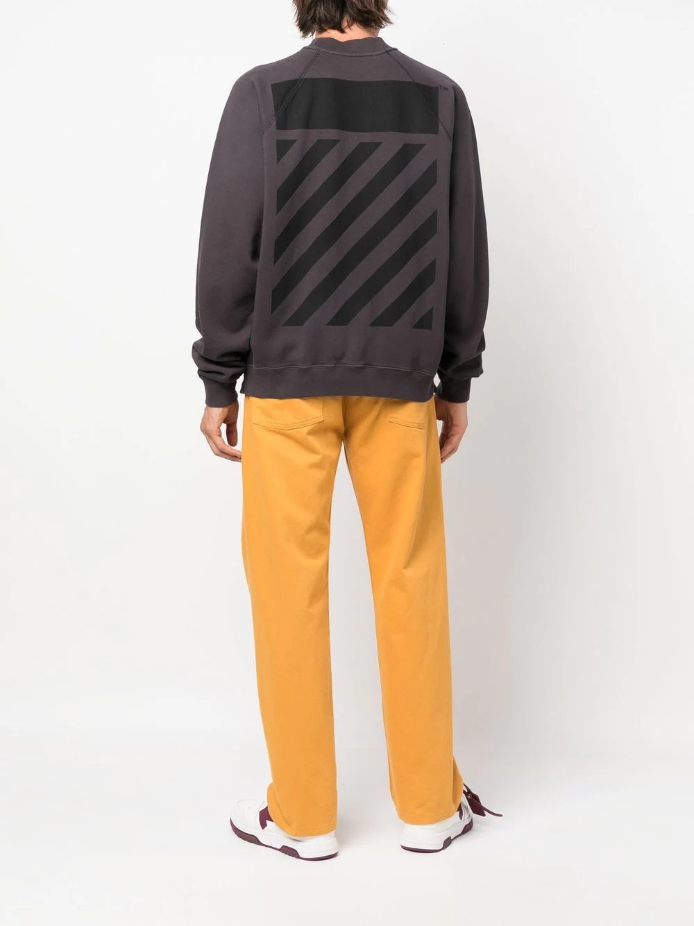 Diag Stripe cotton sweatshirt - 2