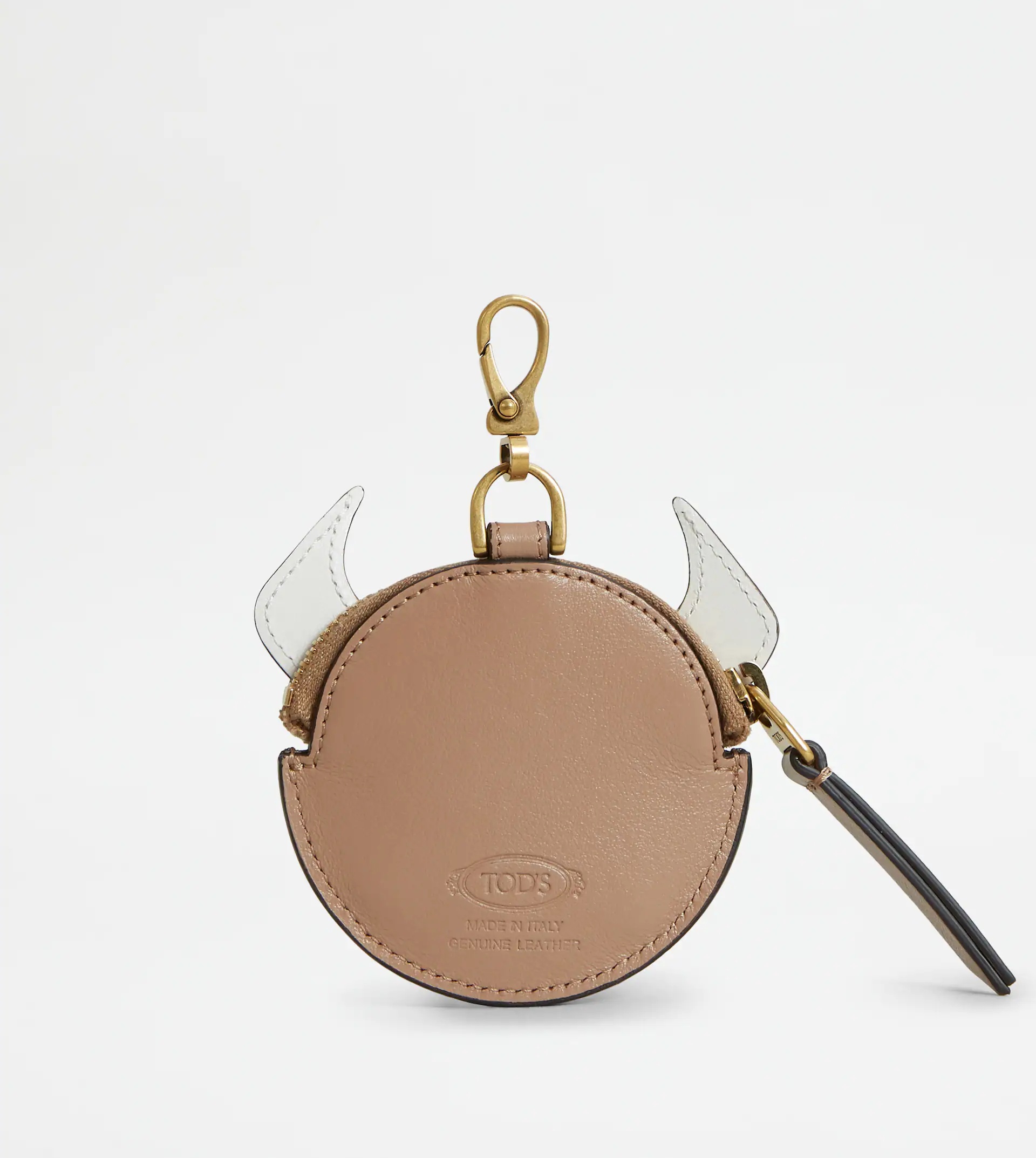 COIN PURSE IN LEATHER CNY MINI - BROWN - 3