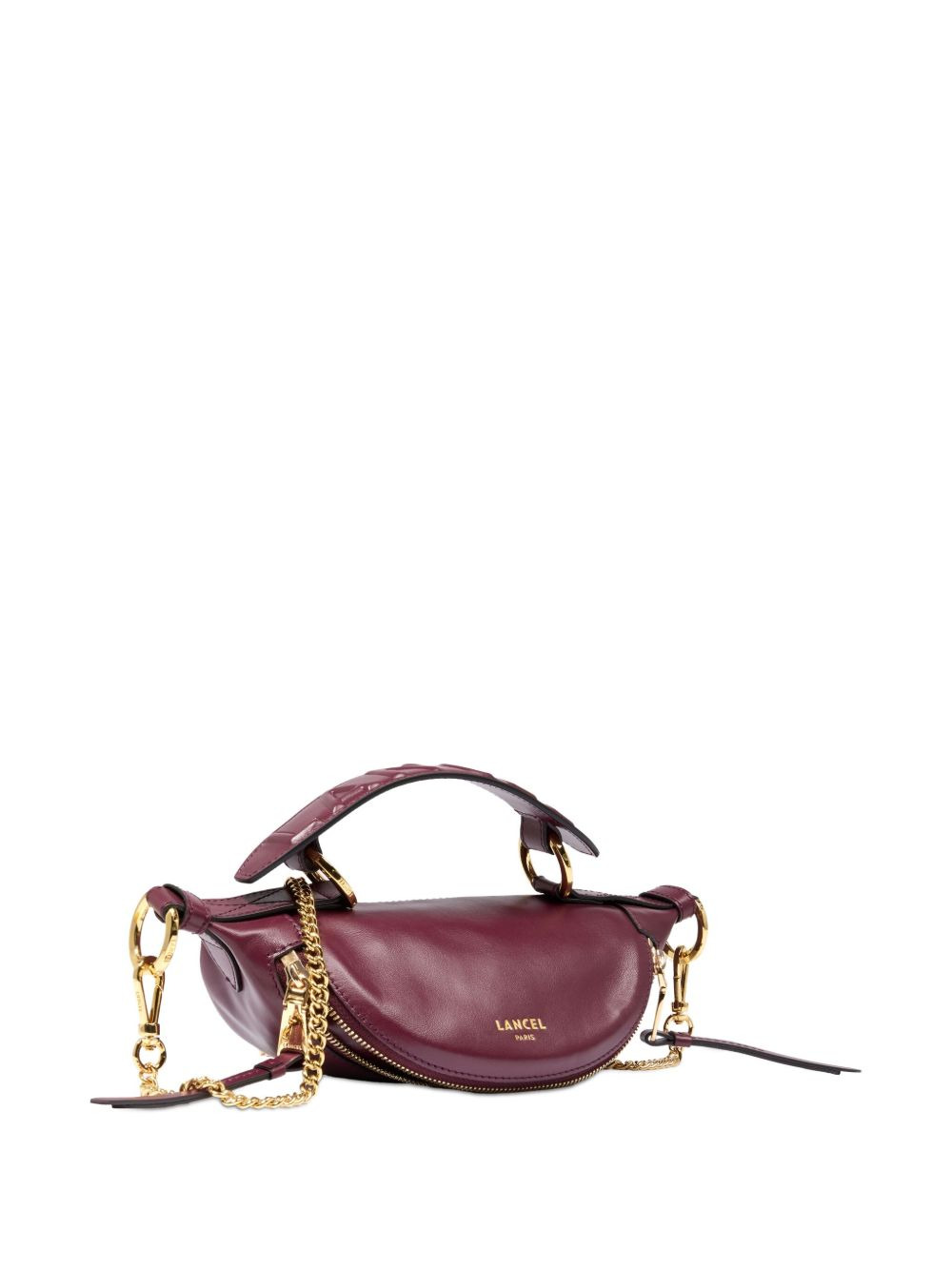 mini Origami zip quilted-handle chain crossbody bag - 4