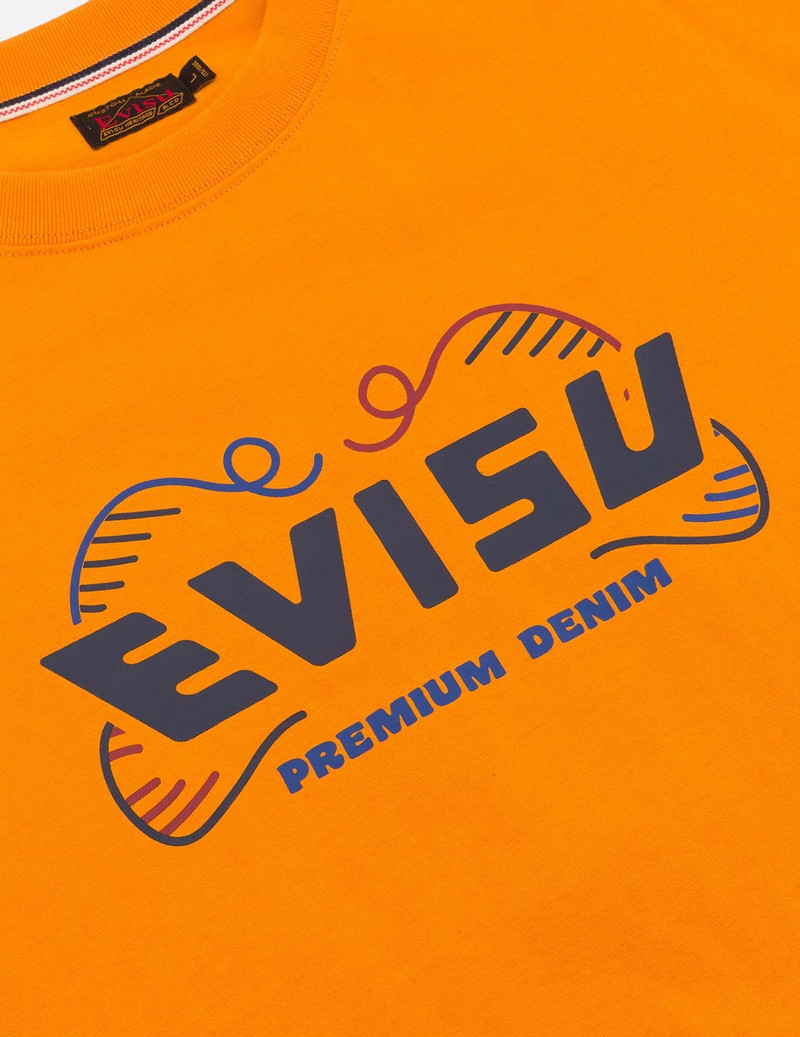 Daruma Print Loose Fit T-Shirt 6