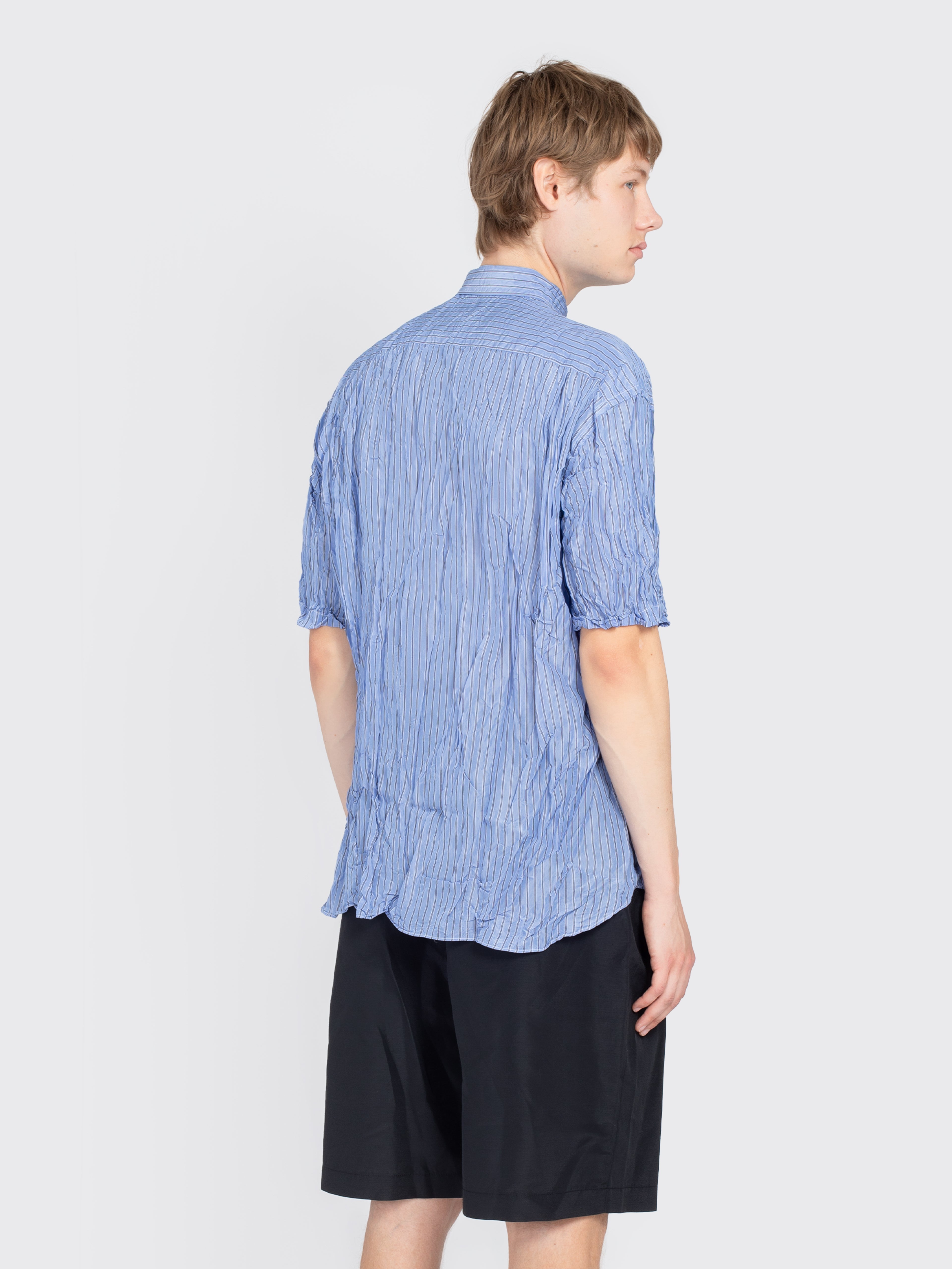 Short Sleeve Striped Shirt - 3