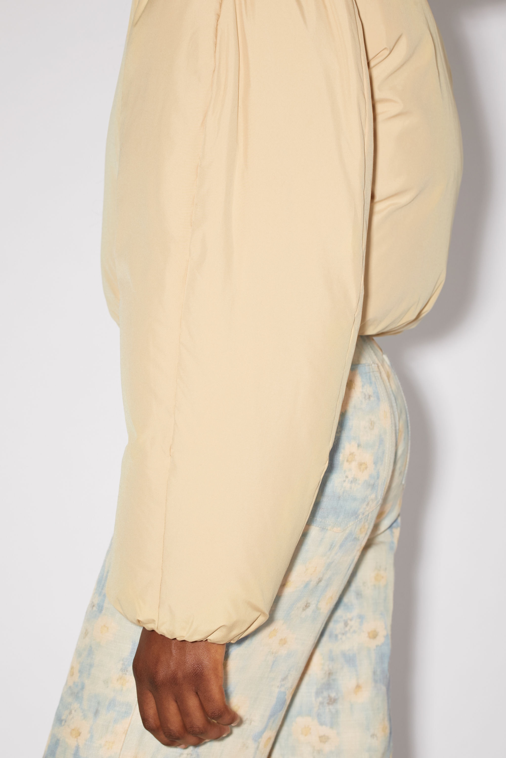 Hooded bomber jacket - Sand beige - 6