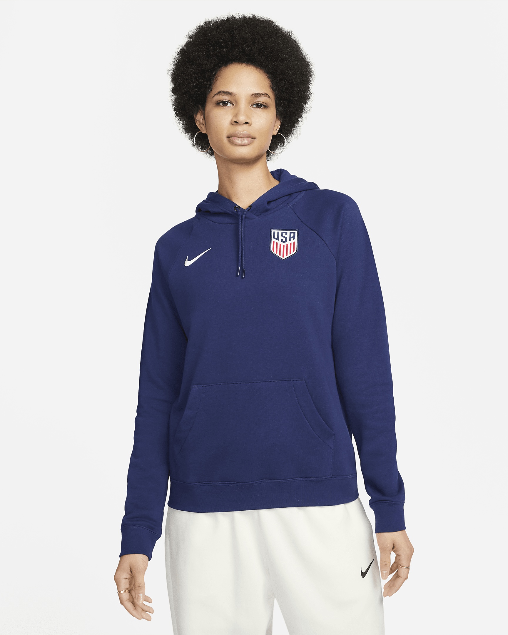 Nike Women's U.S. Pullover Fleece Soccer Hoodie - 1