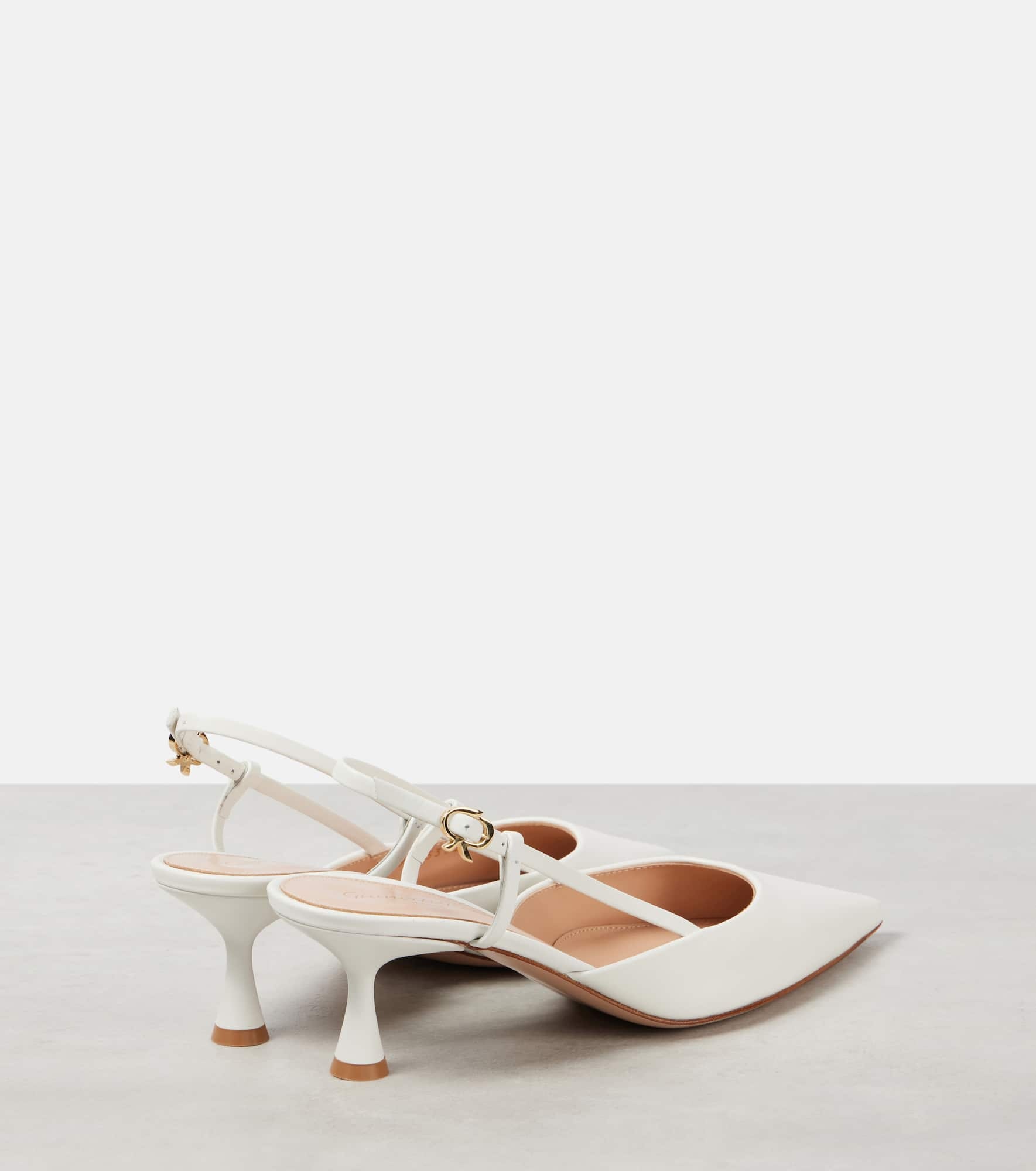 Bridal Ascent 55 leather slingback pumps - 2