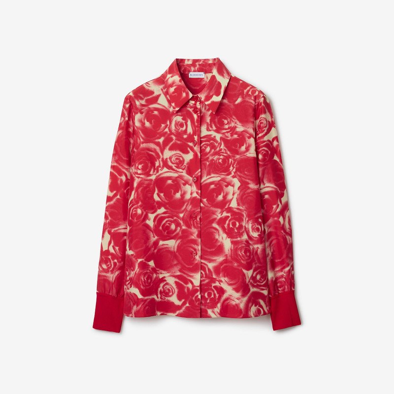 Rose Silk Shirt 1
