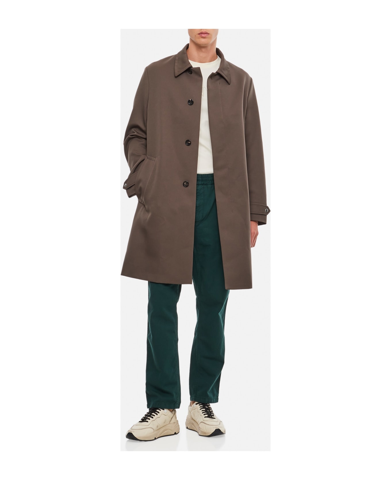 Raincoat In Technical Tailoring - 2