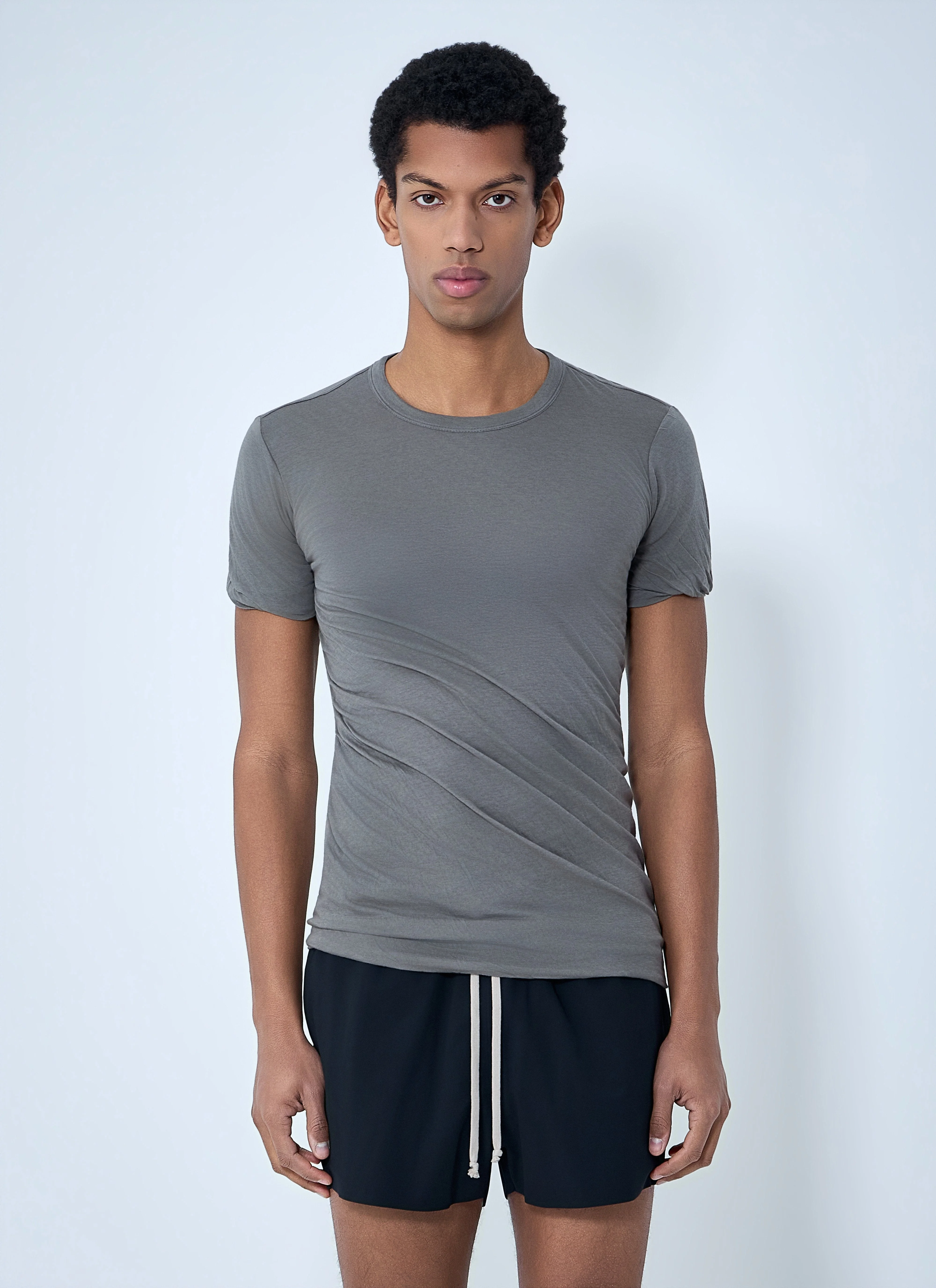 Rick Owens Men Crewneck T-Shirt - 1