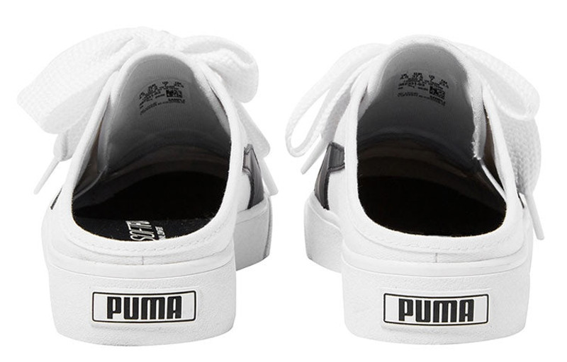 PUMA (WMNS) PUMA Bari Mule Ribbon 'White Black' 382331-03 outlook