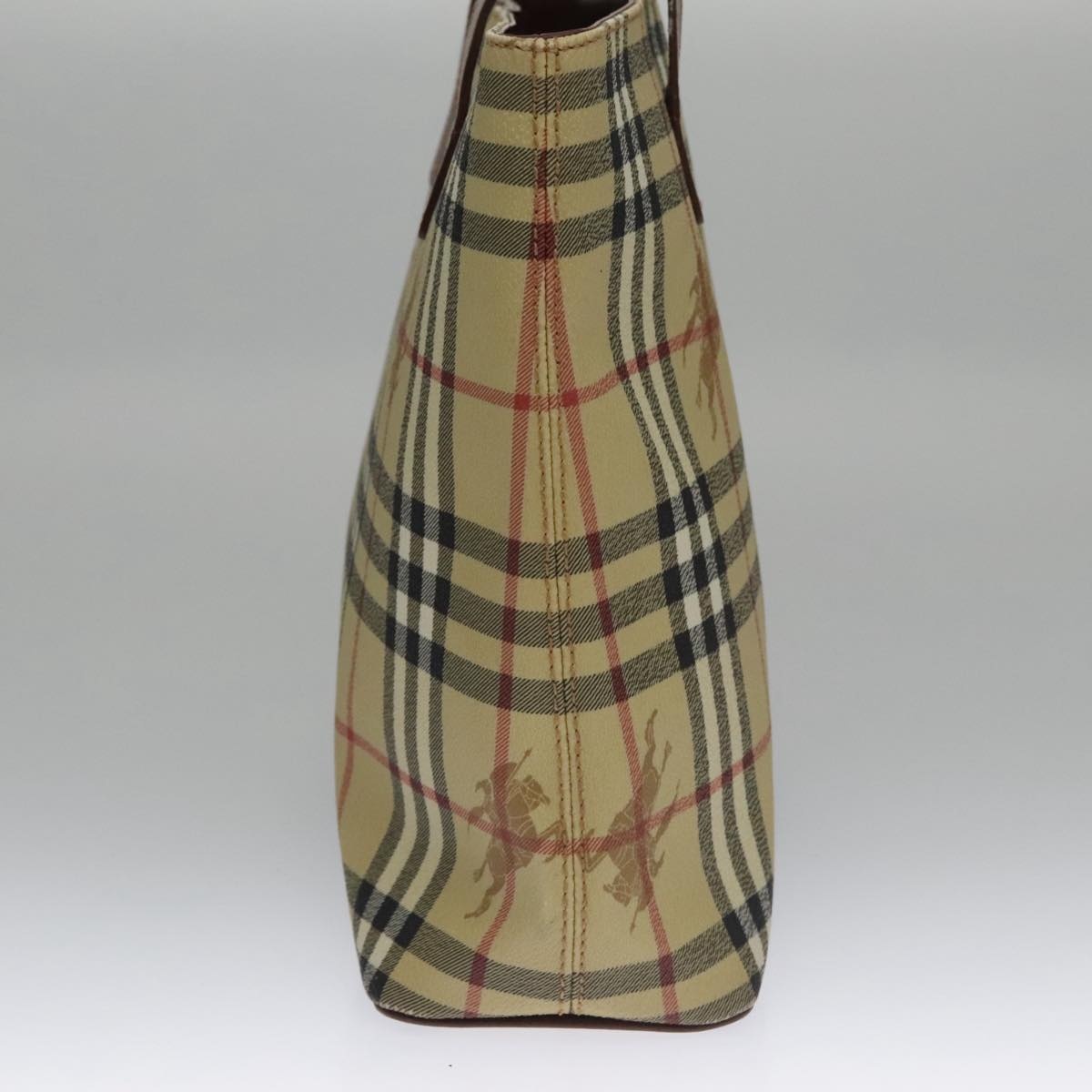 Burberry Nova Check Tote Bag Pvc Beige - 5