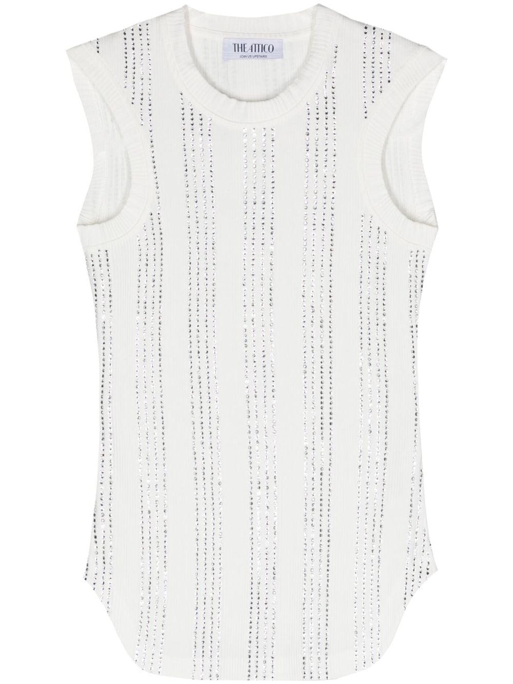 Reese crystal-embellished tank top - 1