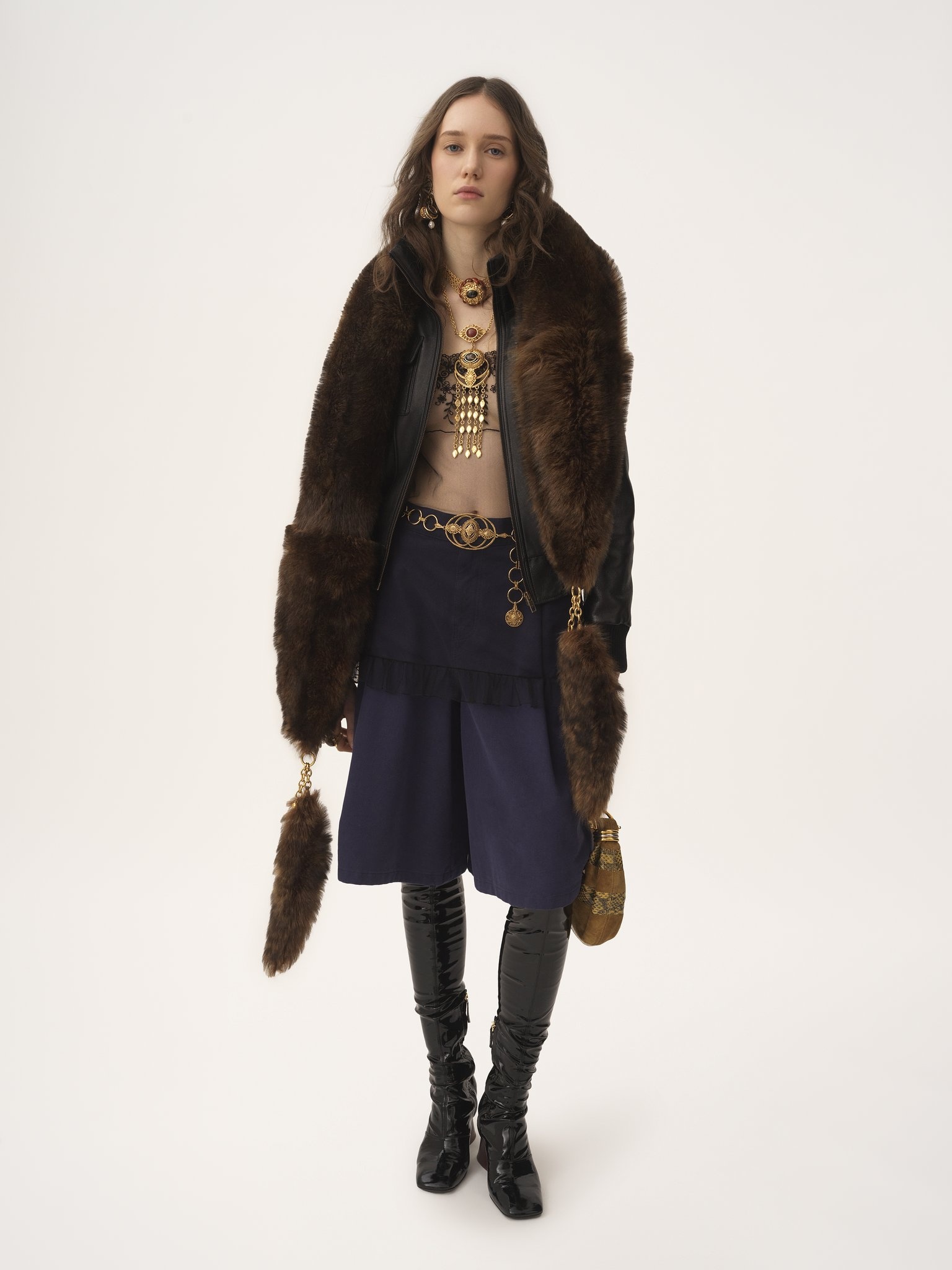 SHORT BLOUSON IN LEATHER - 3