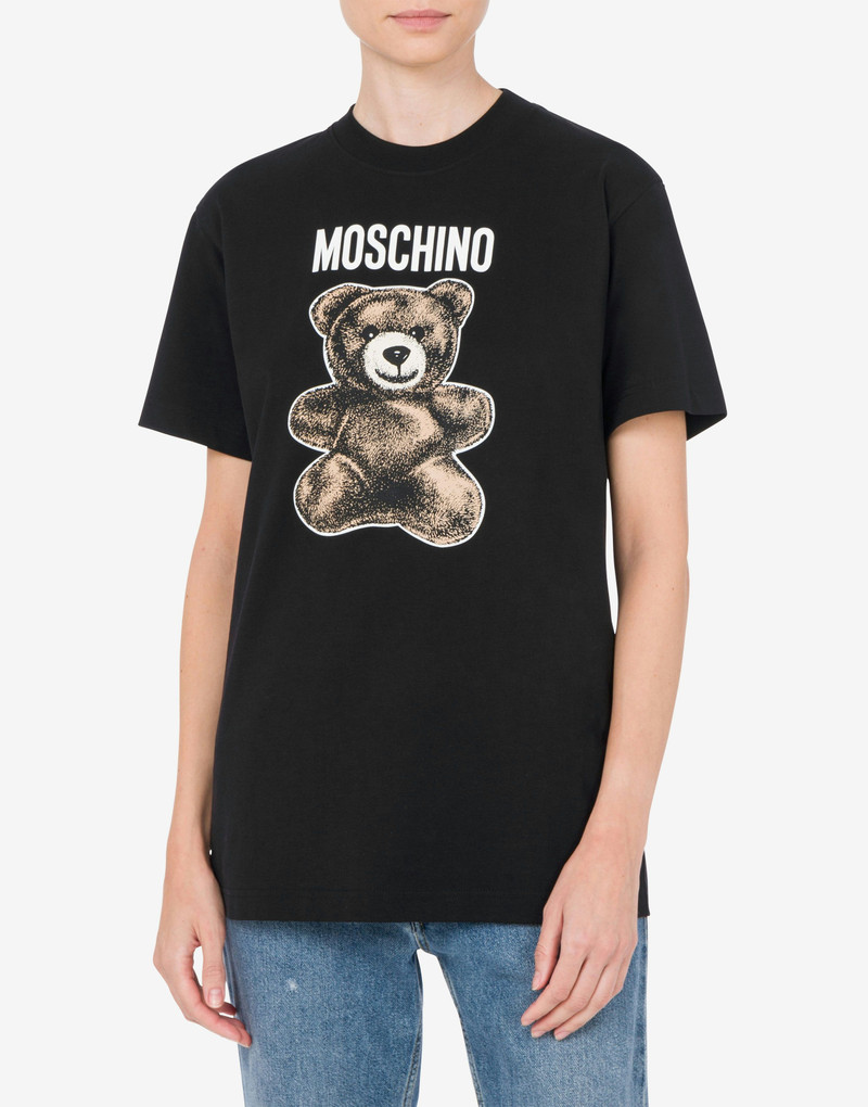 Moschino ORGANIC JERSEY T-SHIRT MOSCHINO TEDDY BEAR outlook