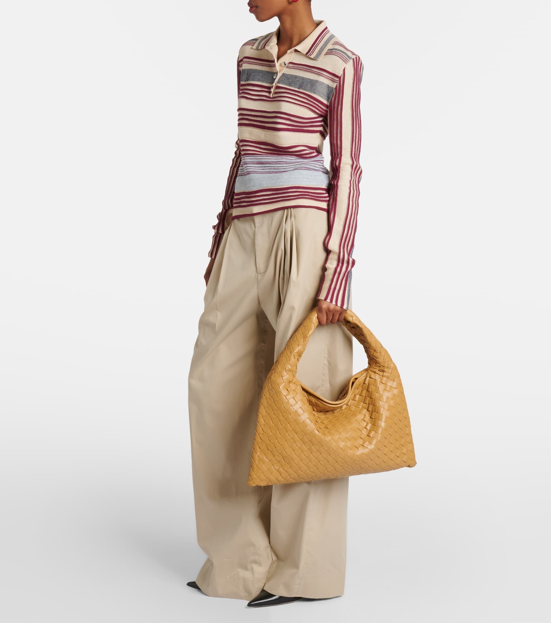 Hop Small leather tote bag - 5