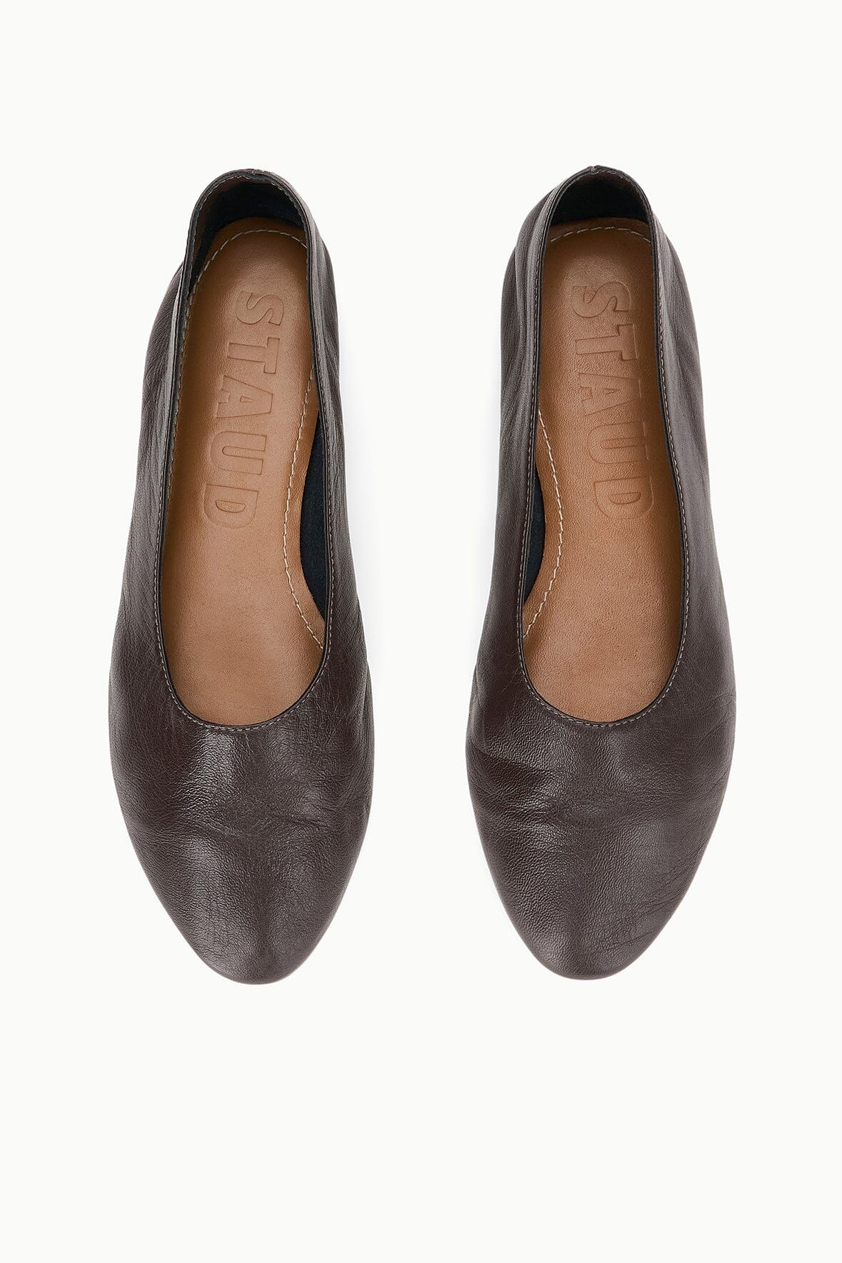 STAUD ALBA BALLET FLAT ESPRESSO - 7
