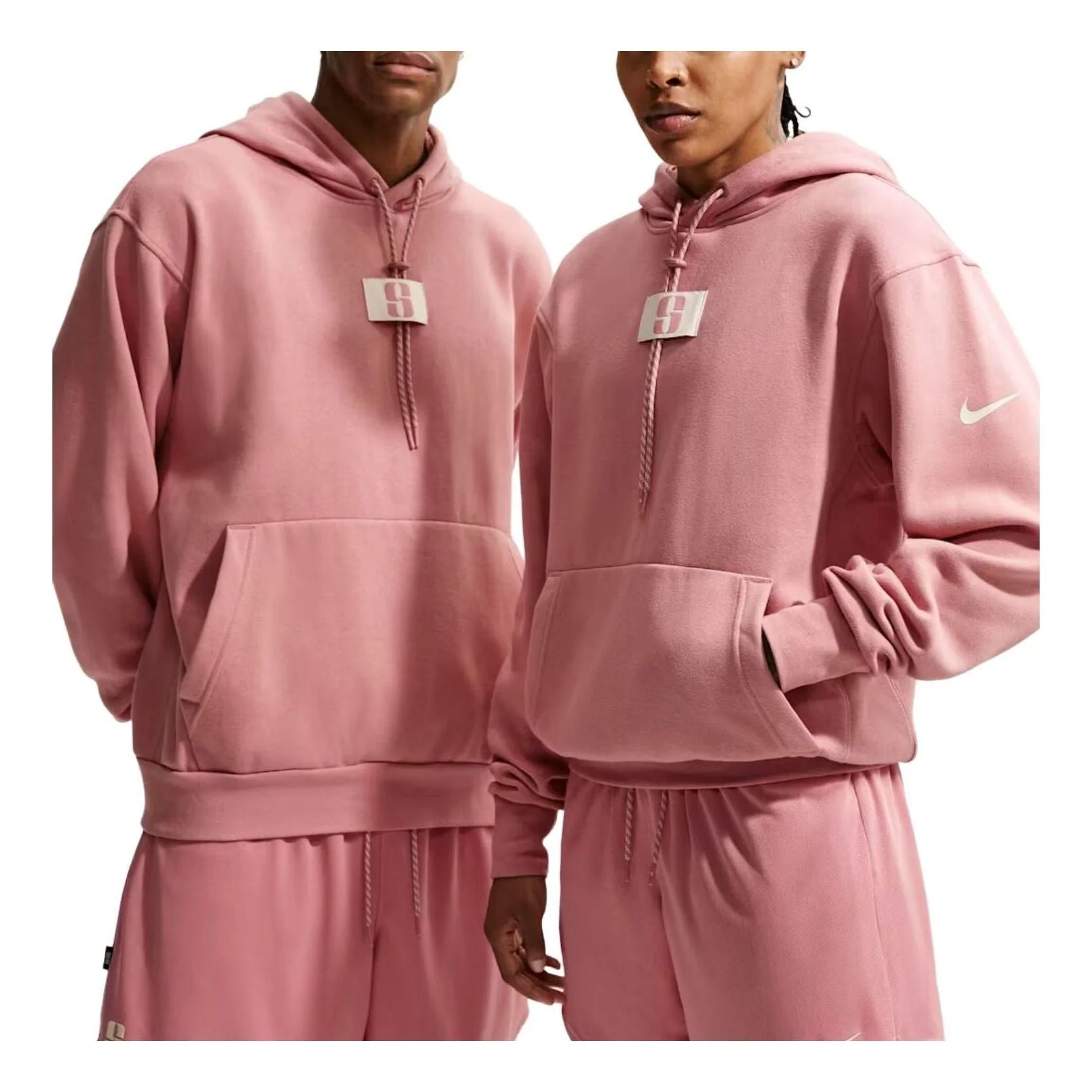 Nike Sabrina Fleece Basketball Hoodie 'Red Stardust' FJ4449-618 - 1