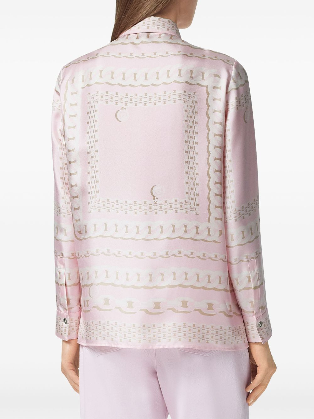Versace Barocco Print Silk Shirt - 3