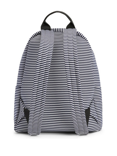 Giuseppe Zanotti logo-print striped backpack outlook