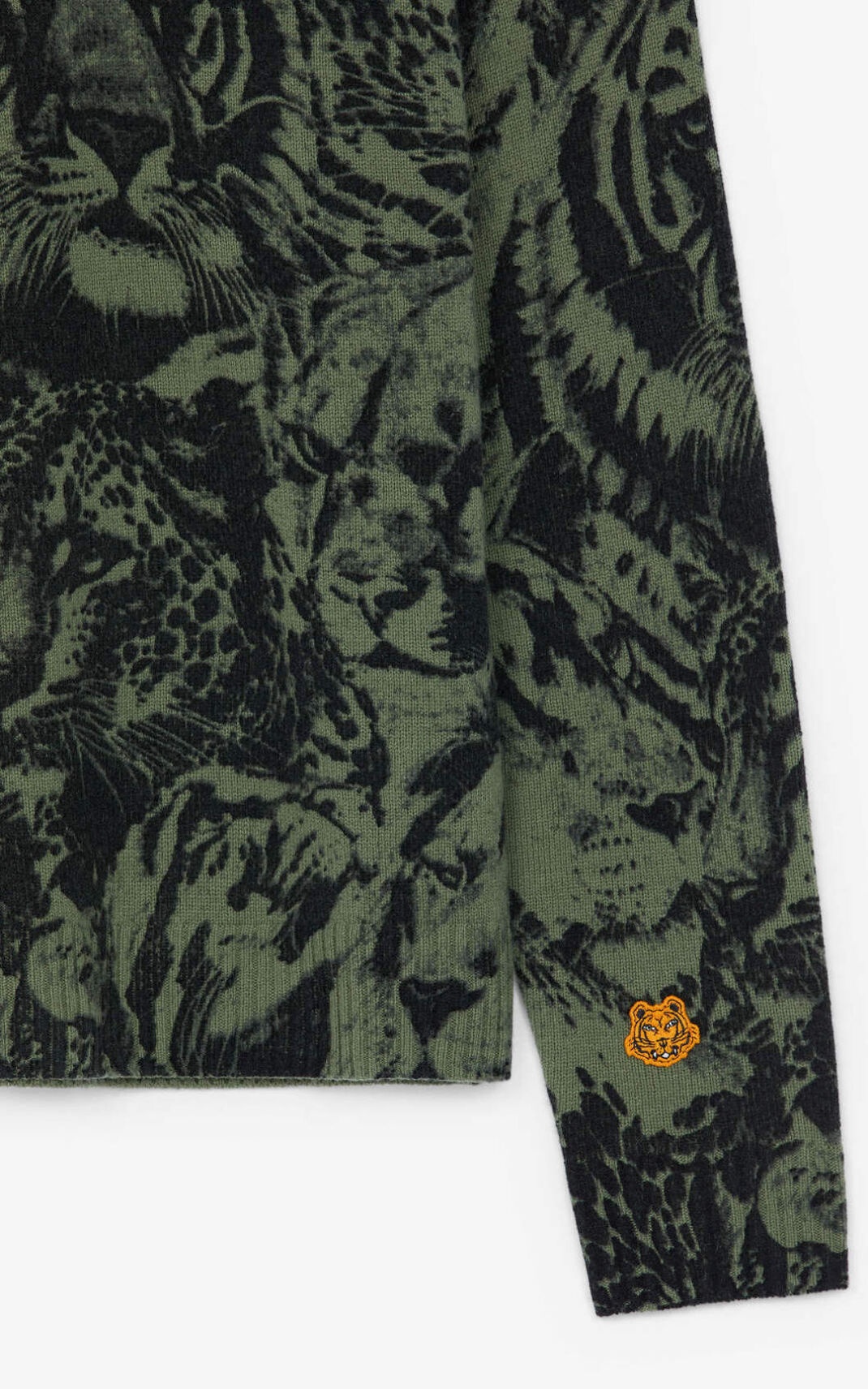 'Wildtigers' loose wool jumper - 6