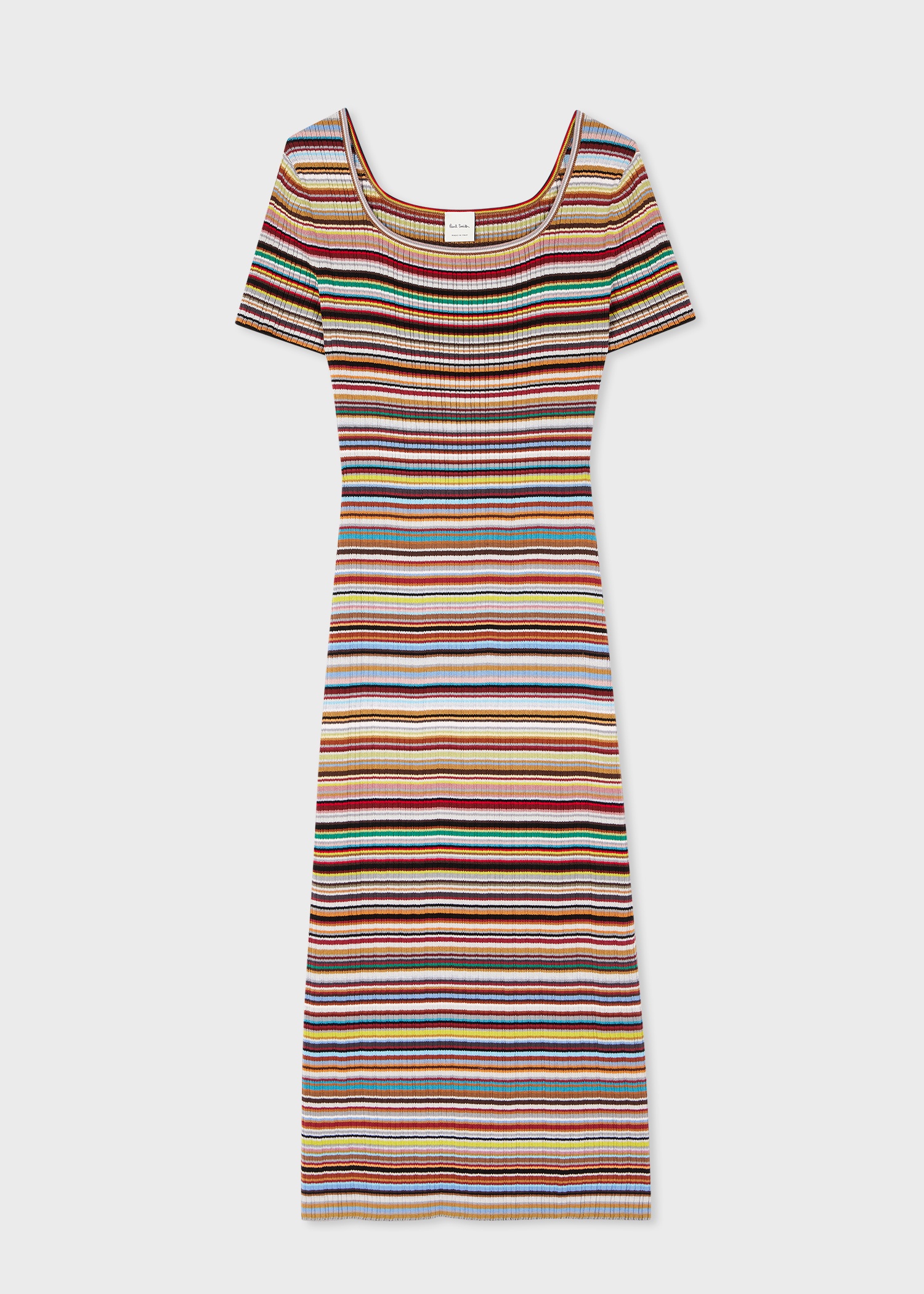 Women's 'Signature Stripe' Knitted Dress - 1