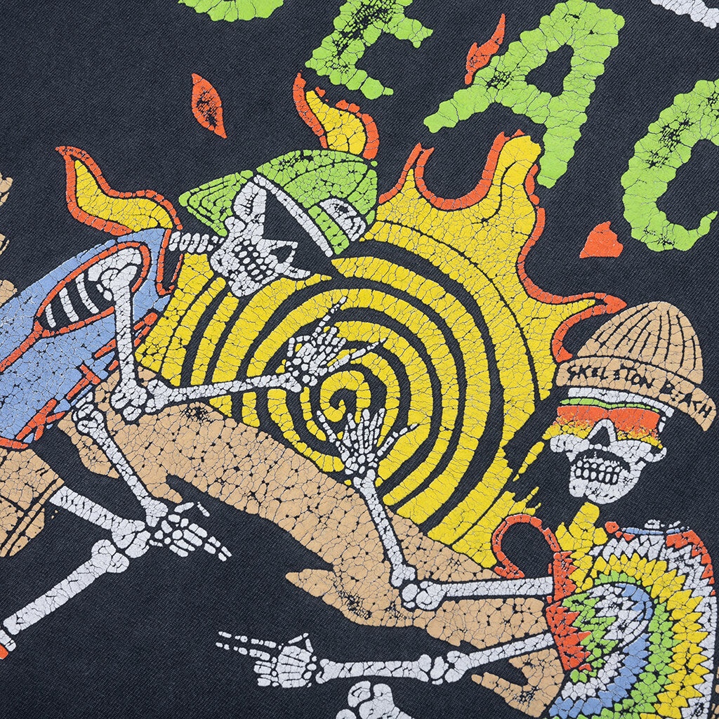 SKELETON BEACH TEE - VINTAGE BLACK - 3