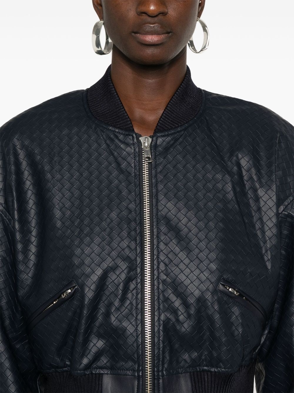 braided cropped jacket - 5
