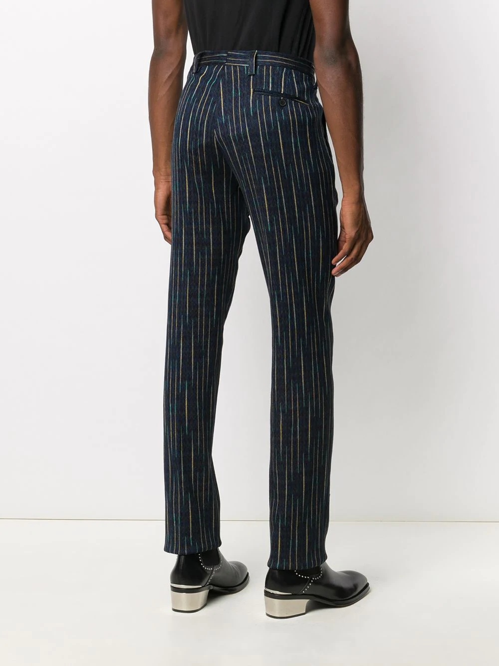 striped tailored trousers  - 4