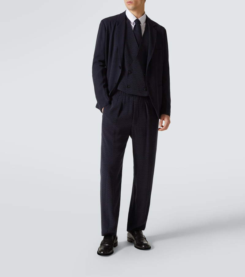 GIORGIO ARMANI SIngle-breasted blazer outlook
