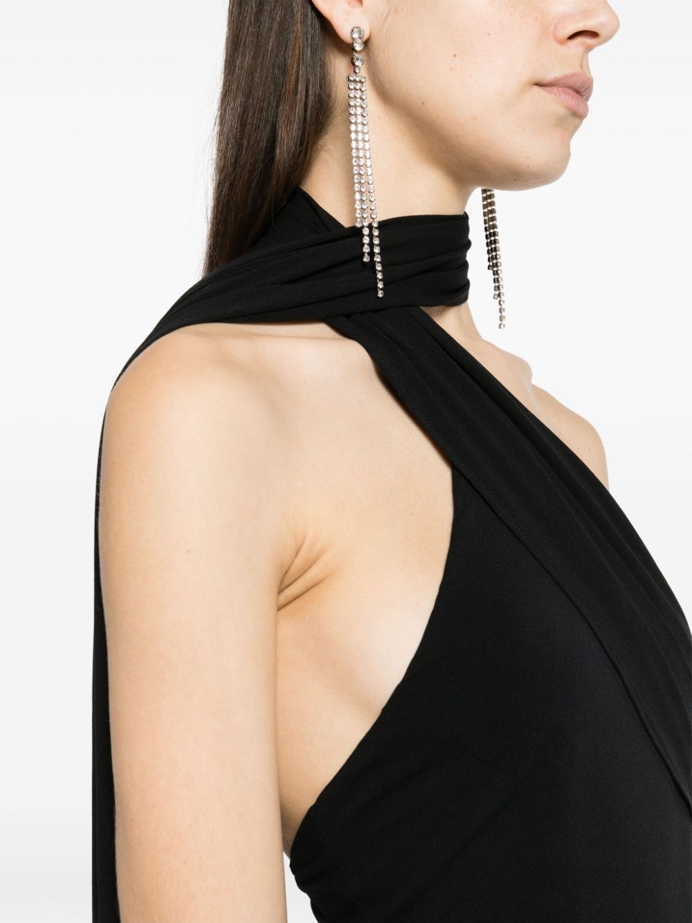 halterneck sleeveless top - 5