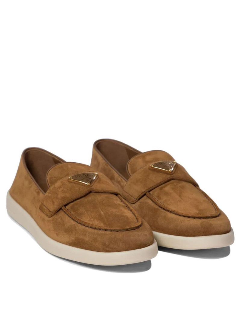 Prada SUEDE LEATHER LOAFERS outlook