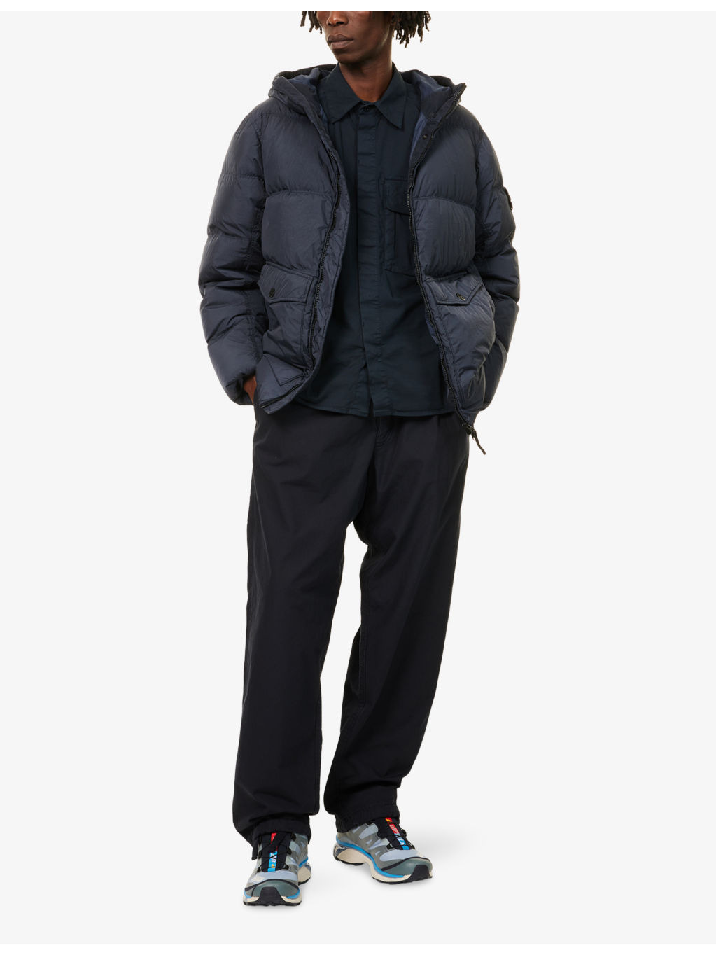 Crinkle Padded Shell Parka Jacket - 2